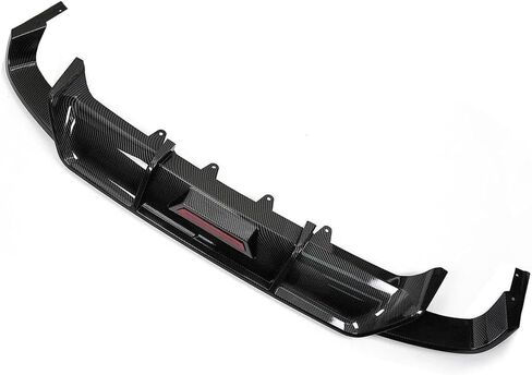 Rear Lip Bumper Diffuser Compatible with Toyota Camry 2018-2022 SE XSE Rear Body Splitter Valance W/LED Light 3Pcs (Glossy Black) in Kuwait