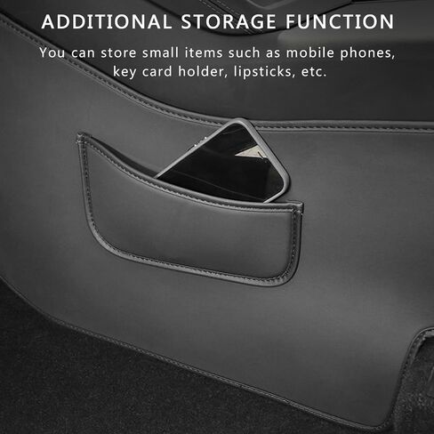 Seat Side Anti Kick Pads for Tesla Model Y Juniper 2025 Interior Guard Floor Mat Water Resistant & Dirt Center Console Protector Cover for New Model Y Launch Series Accessories in Saudi Arabia