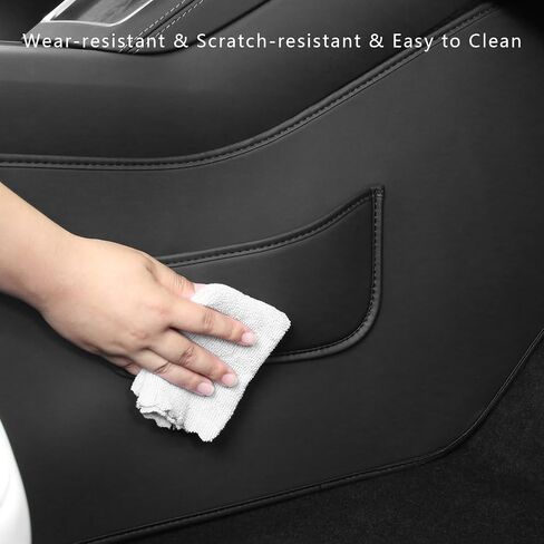 Seat Side Anti Kick Pads for Tesla Model Y Juniper 2025 Interior Guard Floor Mat Water Resistant & Dirt Center Console Protector Cover for New Model Y Launch Series Accessories in Saudi Arabia
