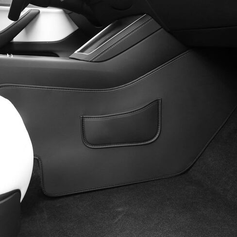 Seat Side Anti Kick Pads for Tesla Model Y Juniper 2025 Interior Guard Floor Mat Water Resistant & Dirt Center Console Protector Cover for New Model Y Launch Series Accessories in Saudi Arabia