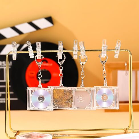 خاطئ 20 PCS MINI CD HOLDER BEAKENCAIN CASE CASE Plastic Player Key Key Pendant فارغة in Kuwait