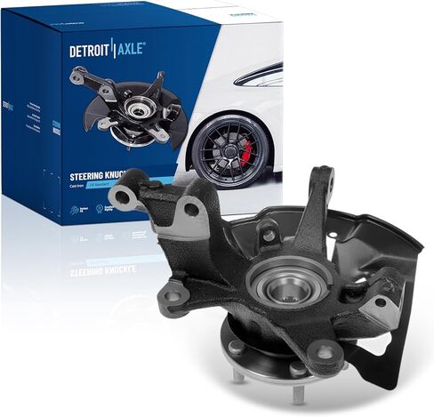 Detroit Axle-مفصل التوجيه الأمامي ل 07-15 MAZDA CX-9 ، 07-12 CX-7 ، Right Touring Knuckle & Wheel Hub Assembly 2007 2008 2008 2012 2013 2014 2015 Replace in Kuwait