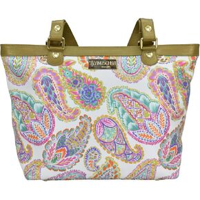 Anuschka Zip Top City Tote Tote-Wanderlust Collection-Nylon Accoun in Saudi Arabia