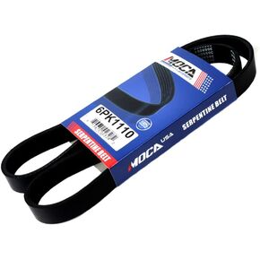 6PK1110 EPDM Serpentine Belt fit 2003-2006 for Nissan Sentra 1.8L fit Alternator and Compressor; w/Air Conditioning in Kuwait