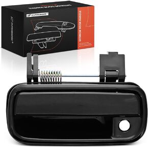 A-Premium Front Left Driver Side Exterior Door Handle with Keyhole Compatible with Toyota 4Runner 1999 2000 2001 2002, Smooth Black, Replace# 69220-35100 in Kuwait