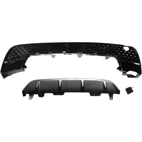 Rear Lower Bumper Cover Honeycomb Kit with trailer cover For 2020-2022 Toyota Corolla SE XSE 2.0L in Kuwait
