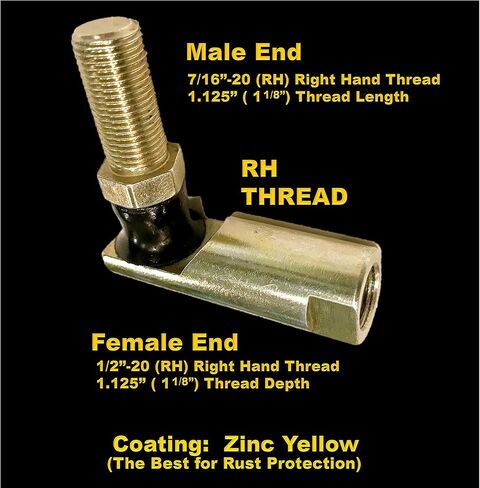 HD Switch Universal Ball Joint ، Tie Rod End ، Drag Link 7/16 "-20 mal in Saudi Arabia