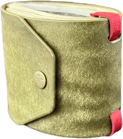 محفظة Cash Wrap ، حامل أموال للوصول إلى النقود السريعة للنقد ، منظم محفظة المال من الجلد ، نطاقات محفظة مفيدة مع المشبك المغناطيسي (الأزرق) in Kuwait