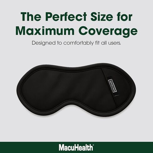 Macuehealth Macumask - ضغط عين الحرارة الرطبة للعينين الجافة ، التهاب الجفن ، MGD وسلالة العين الرقمية ، حزام قابل للتعديل ، تقنية العقيمة ، الميكروويزر آمن ، ضغط ساخن أو بارد (قسط) in Kuwait