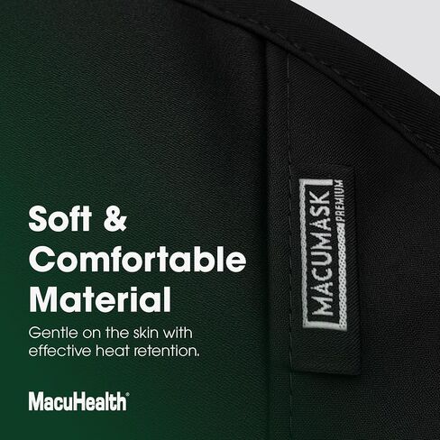 Macuehealth Macumask - ضغط عين الحرارة الرطبة للعينين الجافة ، التهاب الجفن ، MGD وسلالة العين الرقمية ، حزام قابل للتعديل ، تقنية العقيمة ، الميكروويزر آمن ، ضغط ساخن أو بارد (قسط) in Kuwait