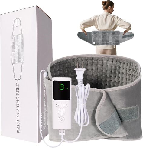 Heating Pad for Back Pain Relief: Electric Heating Pad with 9 Heat Levels & 4 Timer Settings, Soft Material Back Heating Pad for Lower/Full Back Pain, Heat Pads for Mom and Dad in Kuwait