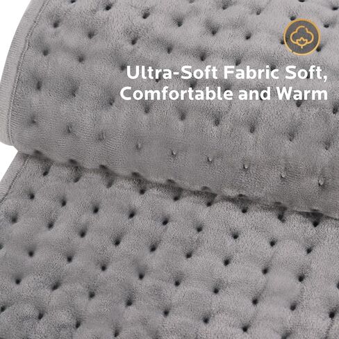 Heating Pad for Back Pain Relief: Electric Heating Pad with 9 Heat Levels & 4 Timer Settings, Soft Material Back Heating Pad for Lower/Full Back Pain, Heat Pads for Mom and Dad in Kuwait