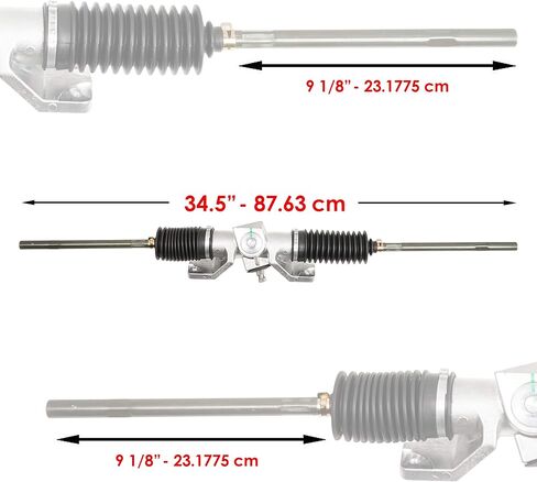 Caltric Rack and Pinion Steering Box Assembly Compatible with John Deere XUV560 S4 XUV550 Gator / AM145794 in Saudi Arabia