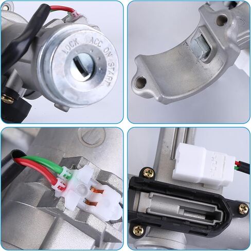 819001GB00 Ignition Lock Cylinder Switch Assembly with 2 Keys Compatible with 2006-2010 for Kia Rio 2006-2009 for Kia Rio5 in Saudi Arabia