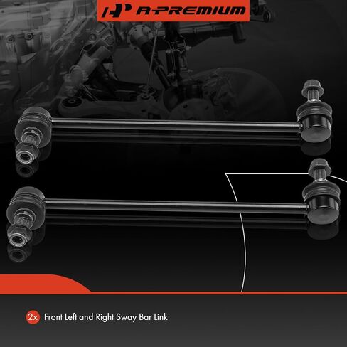 A-Premium 2 x Front Sway Bar Links Stabilizer Bar Links, Compatible with Nissan Altima 2007-2013, Rogue 2008-2020, Murano 2009-2014, Pathfinder 2022, Quest, Qashqai, Rogue Select Sport in Saudi Arabia
