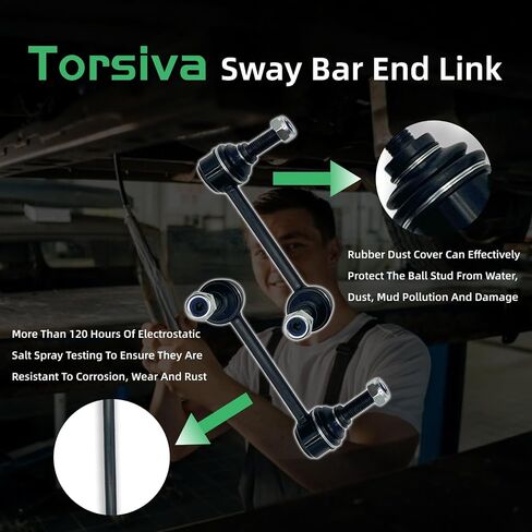 ‎‎K750578 K750579 2PCS Front Stabilizer Sway Bar End Links Fit for Dodge 2011 2012 2013 2014 2015 2018 Durango, for Jeep 2011 2012 2013 2014 2015 Grand Cherokee V8 5.7L/V6 3.6L/V6 3.0L in Saudi Arabia