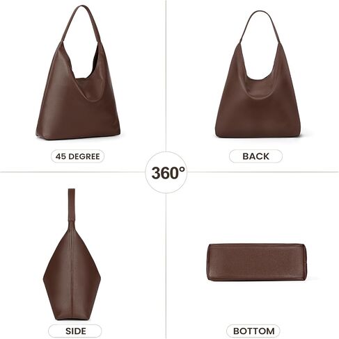 YFGBCX Slucky Hobo Tote Facs for Women - Faux Leather Work & College Tote Handbags with Pouch Small Pouch in Kuwait