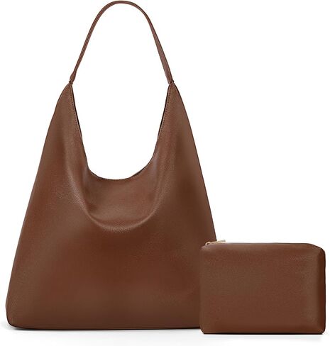 YFGBCX Slucky Hobo Tote Facs for Women - Faux Leather Work & College Tote Handbags with Pouch Small Pouch in Kuwait