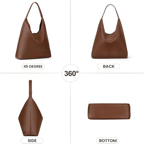 YFGBCX Slucky Hobo Tote Facs for Women - Faux Leather Work & College Tote Handbags with Pouch Small Pouch in Kuwait