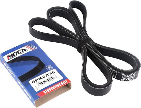 MOCA 6PK2395 EPDM Serpentine Belt يناسب Mercedes-Benz لـ Cadillac لـ Ford for Chrysler 2.8L-5.8L in Saudi Arabia