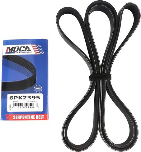 MOCA 6PK2395 EPDM Serpentine Belt يناسب Mercedes-Benz لـ Cadillac لـ Ford for Chrysler 2.8L-5.8L in Saudi Arabia