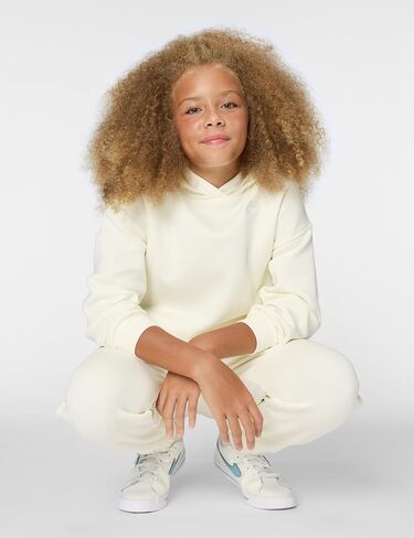 Nike Girls' Sportswear Club Fleece Oversized Pullover Hoodie in Saudi Arabia