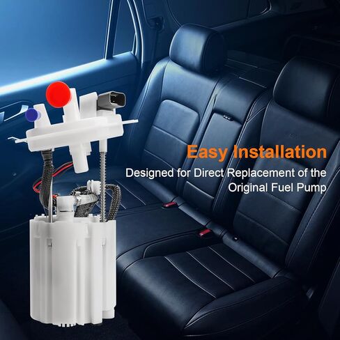 Electric Fuel Pump Assembly w/Fuel Sending Unit Compatible with 2011 2012 2013 2014 Hyundai Sonata, 2012-2015 Kia Optima (2.4L L4), Replaces E9120M, E9057M in Saudi Arabia