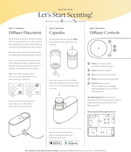 Aera Smart Home Fragrance Diffuser and Good Riddance Pet Odor Scent Refill Bundle - Alexa Compatible, Hypoallergenic, Family and Pet Safe, App Controlled in Kuwait