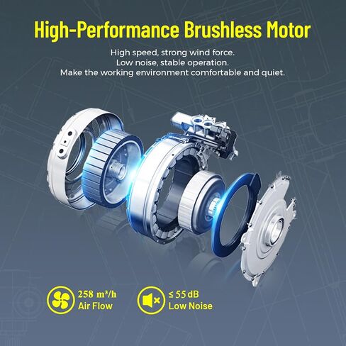 150W Solder Fume Extractor HEPA Filter, FES150 3 Stage Filter Welding Smoke Extractor Purifier DTF Fume Extractors for Nail Salon, Laser Marking, Printing and Laser Engraving Smoke Filtration in Saudi Arabia