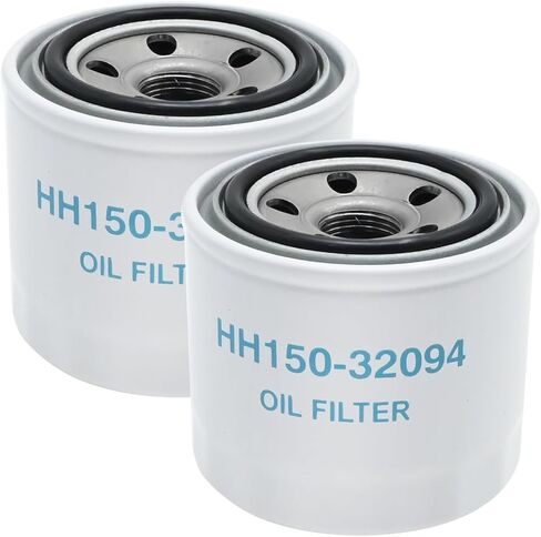 2Pcs HH150-32094 Engine Oil Filter Replacement for Kubota BX2200D BX22D BX23D B2100 B2150 B2301 B2320 B2400 B2410 B20 B21 B26 Tractors, Replaces HH150-32090 HH150-32804 HH152-32432 70000-15241 in Saudi Arabia