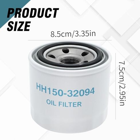 2Pcs HH150-32094 Engine Oil Filter Replacement for Kubota BX2200D BX22D BX23D B2100 B2150 B2301 B2320 B2400 B2410 B20 B21 B26 Tractors, Replaces HH150-32090 HH150-32804 HH152-32432 70000-15241 in Saudi Arabia
