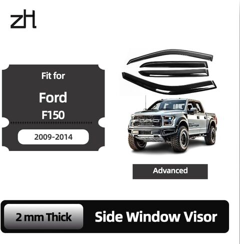 يناسب: Ford F-150 Supercrew 2009 2010 2011 2012 2013 2014 ؛ شمس آمنة ، أمطار ، انحراف للرياح ، أقنعة تنفيس النافذة الأمامية والخلفية ، حماية تنفيس ، شريط خارجية ، مجموعة حراسة 4 قطع ، سمك 2 مم in Saudi Arabia