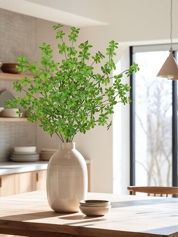 Fake Plants Branches Artificial Greenery Stems Set of 3, Faux Greenery Stems for Vase, 24.4" Artificial Fiddle Stems with Fig Fruits, Fake Greenery for Dining Room Bathroom Living Room Centerpieces in Saudi Arabia