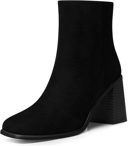 CELLENZ Women Heel Ankle Boots: 2.9 Inch Comfortable Chunky Booties | Walk Wear All Day Comfort - Fashion 2026 Fall Winter Shoes - Office & Weekend & Night Out &Travel in Saudi Arabia