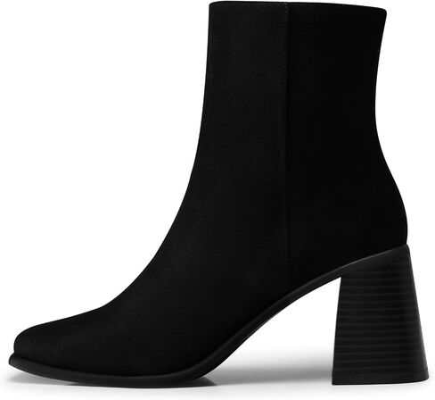 CELLENZ Women Heel Ankle Boots: 2.9 Inch Comfortable Chunky Booties | Walk Wear All Day Comfort - Fashion 2026 Fall Winter Shoes - Office & Weekend & Night Out &Travel in Saudi Arabia