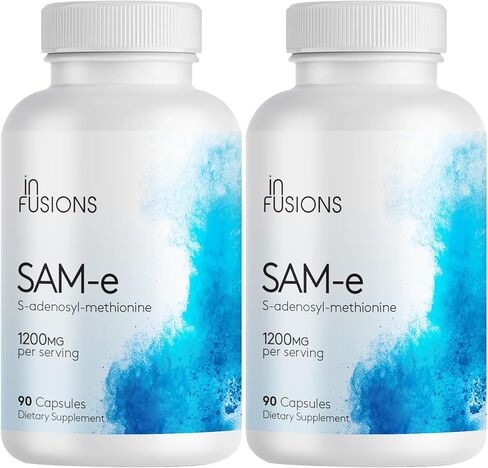 أقصى قدر من القوة النقية Sam-E 1200mg 90 كبسولات نباتية (S-adensoyl-methionine) in Kuwait