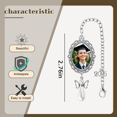 Personalized Graduation Tassel Photo Charm Custom Memorial Graduation Cap Tassel in Saudi Arabia