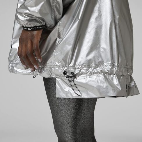 adidas Shine Stupace Jacket GU1607 Silver Metallic/Black SM in Saudi Arabia