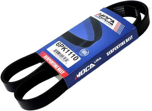 6PK1110 EPDM Serpentine Belt fit 2003-2006 for Nissan Sentra 1.8L fit Alternator and Compressor; w/Air Conditioning in Kuwait