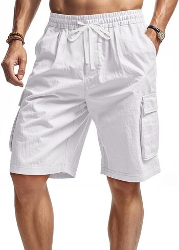 شورتات شاطئ الشاطئ للرجال مع الخصر الخفيف الوزن متعدد الأوزان لارتداء في الهواء الطلق في الهواء الطلق in Kuwait