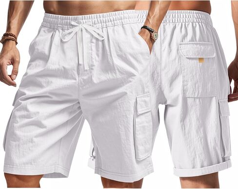 شورتات شاطئ الشاطئ للرجال مع الخصر الخفيف الوزن متعدد الأوزان لارتداء في الهواء الطلق في الهواء الطلق in Kuwait