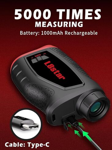 Golf Range Finder with Magnetic Strip, 800 Yards Golf Rangefinder with Slope, High-Precision Fast Flagpole Lock with Pulse Vibration Slope Laser Range Finder for Golf,Hunting (Black) in Saudi Arabia