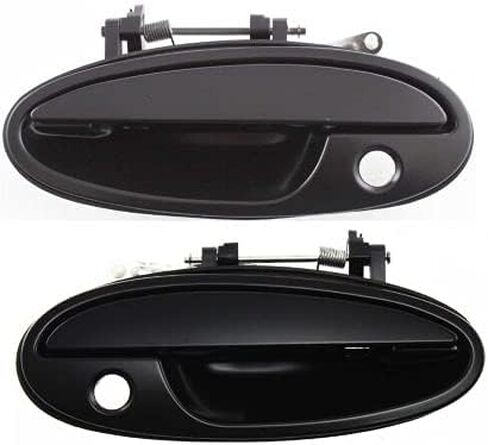 Garage-Pro Front Exterior Door Handle Set of 2 Compatible with 1995-1999 Buick Riviera, Fits 1997-1999 Oldsmobile Aurora Smooth Black Driver and Passenger Side in Saudi Arabia