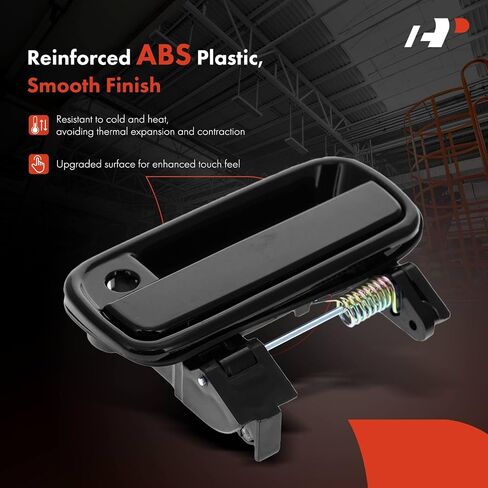 A-Premium الأمامي المقبض السائق اليسرى الجانب الخارجي مع ثقب المفتاح متوافق مع Toyota 4runner 1999 2000 2001 ، ساذجة أسود ، استبدل# 69220-35100 in Saudi Arabia
