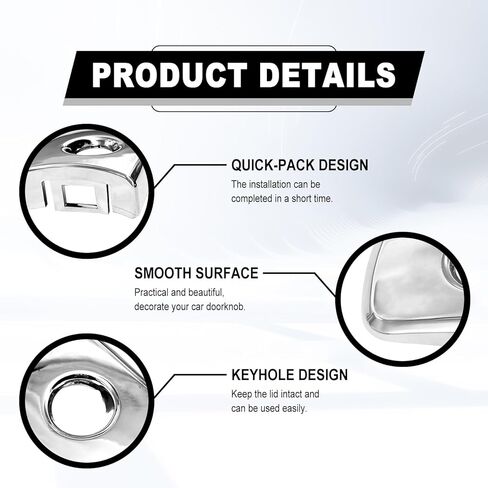 غطاء مقبض الباب الخارجي 80645-CA000 مع ثقب المفتاح ، متوافق مع inflnltl FX35/ FX45 2003-2008 ، NLSSAN MURANO 2003-2007 ، Rogue 2008-2013 ، استبدل OE # 80645CA000 in Kuwait