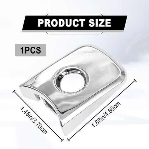 غطاء مقبض الباب الخارجي 80645-CA000 مع ثقب المفتاح ، متوافق مع inflnltl FX35/ FX45 2003-2008 ، NLSSAN MURANO 2003-2007 ، Rogue 2008-2013 ، استبدل OE # 80645CA000 in Kuwait