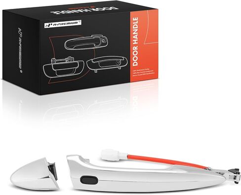 A-Premium Front Right Passenger Side Exterior Door Handle Compatible with Lexus ES350 2007-2012, LS460 2007-2017, LS600h 2008-2016, Chrome in Saudi Arabia