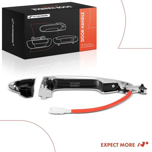 A-Premium Front Right Passenger Side Exterior Door Handle Compatible with Lexus ES350 2007-2012, LS460 2007-2017, LS600h 2008-2016, Chrome in Saudi Arabia