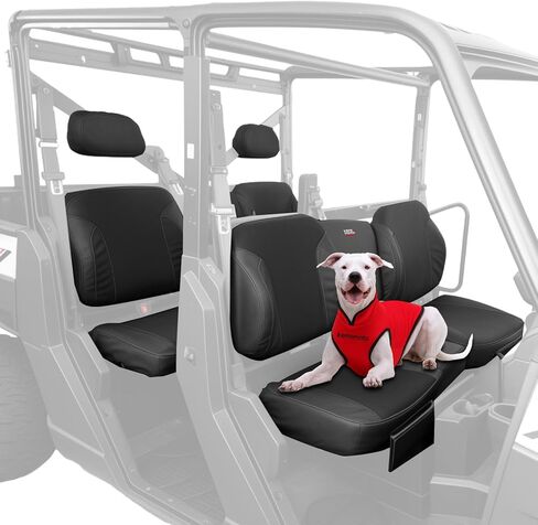 مجموعة مقعد Kemimoto UTV Wingback متوافقة مع Polaris Ranger Crew XP 1000 2022-2025 ، 1680D Oxford Fabric Pet Proot Provisorys in Kuwait