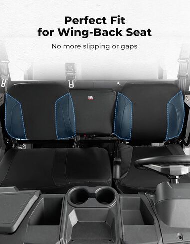 مجموعة مقعد Kemimoto UTV Wingback متوافقة مع Polaris Ranger Crew XP 1000 2022-2025 ، 1680D Oxford Fabric Pet Proot Provisorys in Kuwait